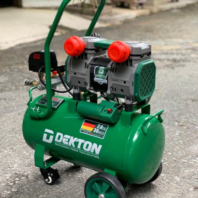 MÁY NÉN KHÍ KHÔNG DẦU 1500W 2HP 30L DEKTON DK-AC3930PLUS - HÀNG CHÍNH HÃNG