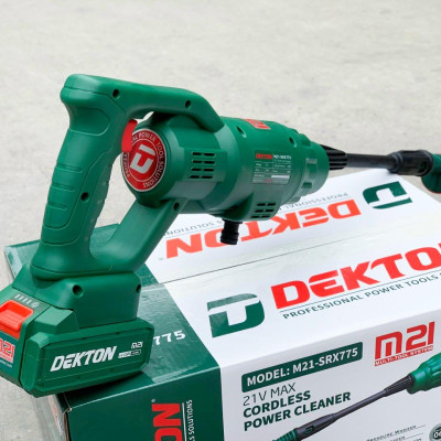 MÁY XỊT RỬA XE DÙNG PIN 21V 180W DEKTON M21-SRX775 - HÀNG CHÍNH HÃNG