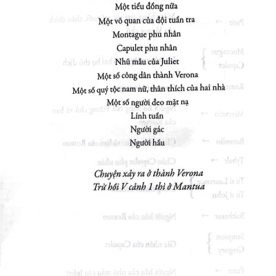 Romeo Và Juliet