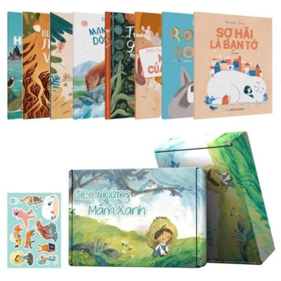Sách - Boxset Sách Gieo Những Mầm Xanh - Combo 8 Cuốn Thiếu Nhi Flying Eye Books - Đông A