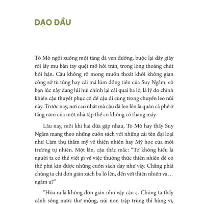 Vẻ Đẹp Của Cảnh Sắc Tầm Thường - Hay Vì Sao Chúng Ta Cần Thay Đổi Cách Thưởng Thức Thiên Nhiên - AL
