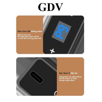 Máy Massage Toàn Thân Cầm Tay 16 Đầu, Máy Mát Xa Đấm Lưng 16 Đầu GDV JBD-086 - Hàng Chính Hãng