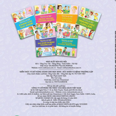 Combo 4 Quyển Kiến Thức Và Kỹ Năng Dành Cho Học Sinh: Chăm Sóc Sức Khỏe + Thể Dục, Vui Chơi, Nghỉ Ngơi, Ăn Uống + Những Việc Cần Làm + Sức Khoẻ Và Bệnh Thường Gặp