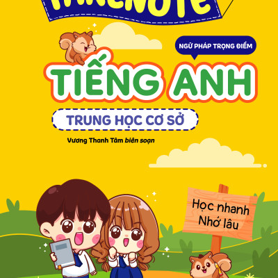 Sách - Takenote Ngữ Pháp Trọng Điểm Tiếng Anh Trung Học Cơ Sở