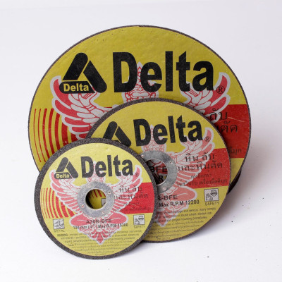 (1 Viên) Đá Cắt Kim Loại Delta 180x2x22mm Thiết Kế Lưỡi Đá Sắc Nét và Chống Mài Mòn | TOPWIN Official Store