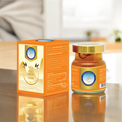 [Gói QT 16 Hũ] Tổ Yến Chưng Đông Trùng Hạ Thảo - Yến Sào Hòn Gốm Chính Hiệu Khánh Hoà - HGKNEST