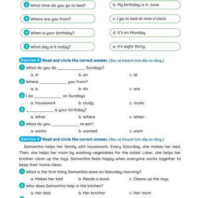 Sách - Phiếu Ôn Hè Tiếng Anh Lớp 4