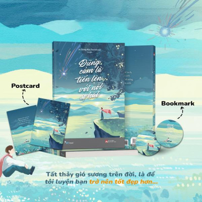 Sách - Dũng Cảm Là Tiến Lên Với Nỗi Sợ Hãi - Tặng Kèm Bookmark + Postcard