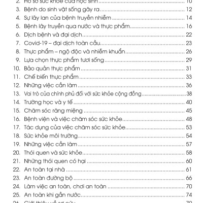 Combo 6 Quyển Kiến Thức Và Kỹ Năng Dành Cho Học Sinh: Chăm Sóc Sức Khoẻ + Thể Dục, Vui Chơi, Nghỉ Ngơi, Ăn Uống + Giữ Gìn Vệ Sinh + Những Việc Cần Làm + Sức Khoẻ Và Bệnh Thường Gặp + An Toàn Ở Nhà, Ra Đường, Trong Trường
