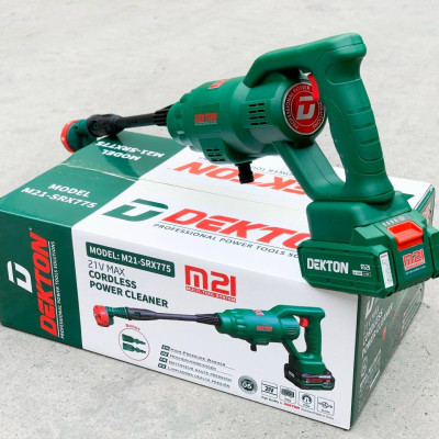 MÁY XỊT RỬA XE DÙNG PIN 21V 180W DEKTON M21-SRX775 - HÀNG CHÍNH HÃNG