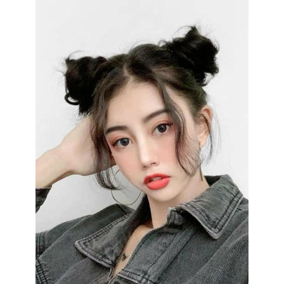 Tóc giả búi cột thẳng tóc giả- giá 1 cái