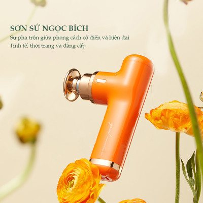 Máy Massage Cầm Tay Mini YESOUL MG12, Massage Cầm Tay 3 Đầu 3 Mức Độ, Không Gây Tiếng Ồn