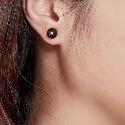 Bộ Bông Tai Và Mặt Dây Chuyền Thạch Anh Tím Ngọc Quý Gemstones BT4