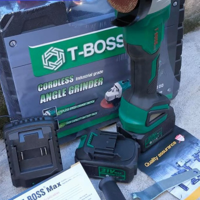 Máy Mài Pin cao cấp TBOSS 21V Không Chổi Than Siêu Khoẻ 