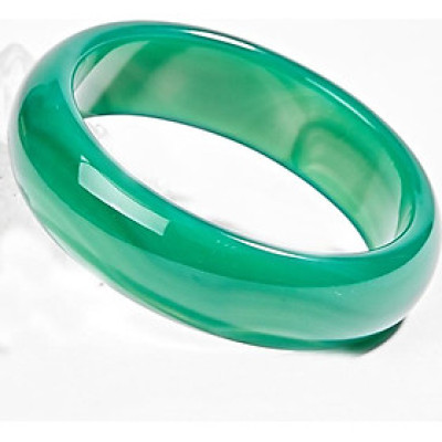 Vòng Mã Não Xanh Over-Size Ni 60 Ngọc Quý Gemstones