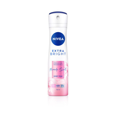 XỊT NGĂN MÙI NIVEA DƯỠNG SÁNG HƯƠNG NƯỚC HOA NGỌT NGÀO 150ML