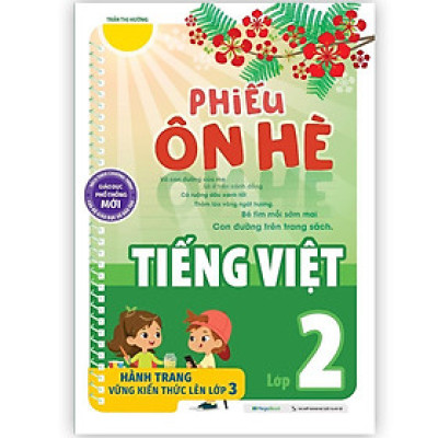 Sách - Phiếu Ôn Hè Tiếng Việt Lớp 2 - Megabook