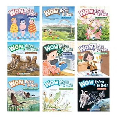 Sách - Wow, Thì Ra Là Thế - Combo 9 Cuốn - Đinh Tị Books