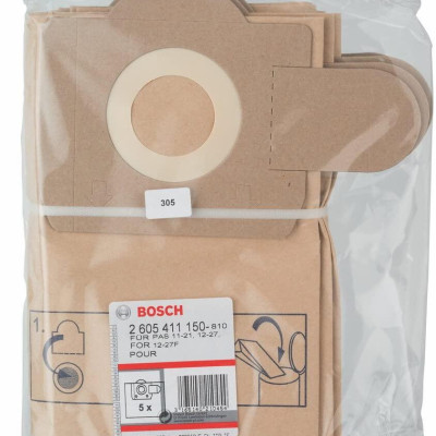 TÚI GIẤY LỌC BỤI GAS 11-21 BOSCH 2605411150 - HÀNG CHÍNH HÃNG