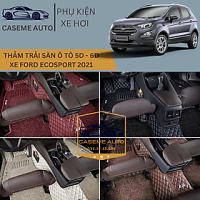 [FORD ECOSPORT] Thảm Trải Sàn, Lót Sàn Ô Tô 5D 6D Thiết Kế Theo Xe FORD ECOSPORT 2021 Chống Nước, Không Mùi - MẪU CARBON - Hàng Chính Hãng