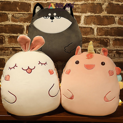 Bộ Chăn Gối Văn Phòng 3 Trong 1 Kiểu Chó Husky Mặt Cộc - Siêu Dễ Thương Dùng Để Giữ Ấm Tay Có Chăn Đắp Và Gối Kê Đầu Vô Cùng Tiện Lợi 