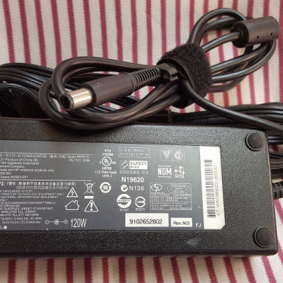 Sạc laptop HP 120w kim to 7.4mm x 5.0mm - Adapter sạc máy tính laptop 120w dùng cho laptop HP Probook, Pavilion, Envy, Elitebook - Hàng chính hãng