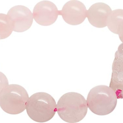 Vòng Thạch Anh Hồng VN (10mm) Mix Tỳ Hưu Ngọc Quý Gemstones VT75