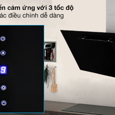 Máy hút mùi Kocher K-2080V (90CM) - Hàng Chính Hãng