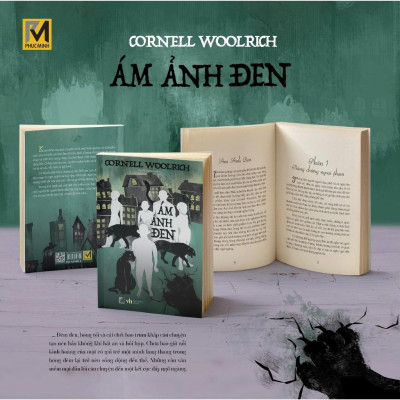 Sách Trinh Thám Đen, Tiểu Thuyết Trinh Thám - Ám Ảnh Đen (Tái Bản) - Cornell Woolrich - Phúc Minh Books