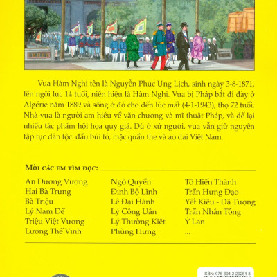 Tranh Truyện Lịch Sử Việt Nam - Hàm Nghi (Tái bản 2023)