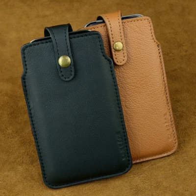 Bao da rút nút cài IONECASE điện thoại 17 pro 16 pro 15 pro 14 pro 13 pro Da Bò Thật mẫu 10 - hàng chính hãng