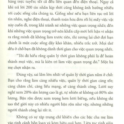 Nghệ Thuật Quản Lý Thời Gian Của Phụ Huynh