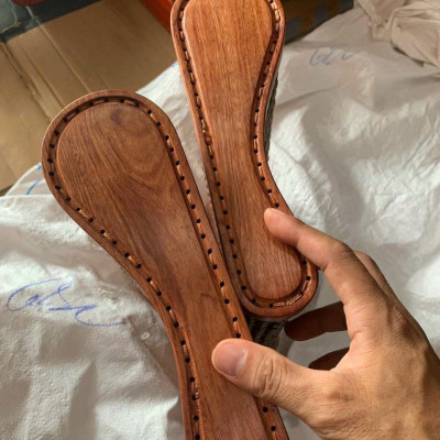 Gối Công Thái Học , Gối Hạt Gỗ Cao Cấp - Kích Thước 36cmx24cmx8/4cm ( video , hình thật )