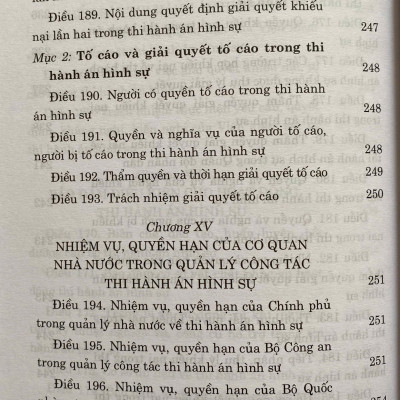 Luật Thi Hành Án Hình Sự Năm 2019