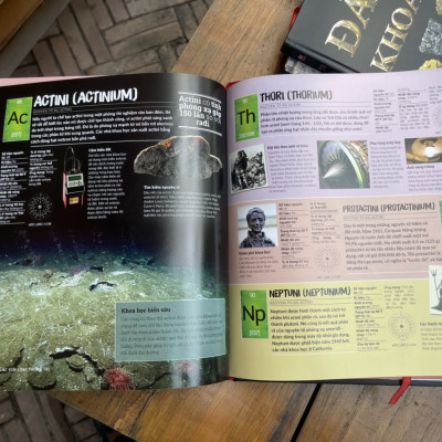 (Bìa cứng, in màu toàn bộ) – BẢNG TUẦN HOÀN HOÁ HỌC - Sean Callery và Miranda smith - Vân Anh dịch - Á Châu  – NXB Lao Động 