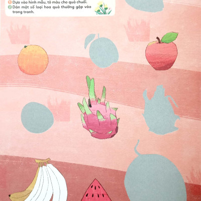 Sticker Bước Vào Thế Giới Thiên Nhiên Kỳ Thú - Tập 2 - Trái Cây Và Rau Củ