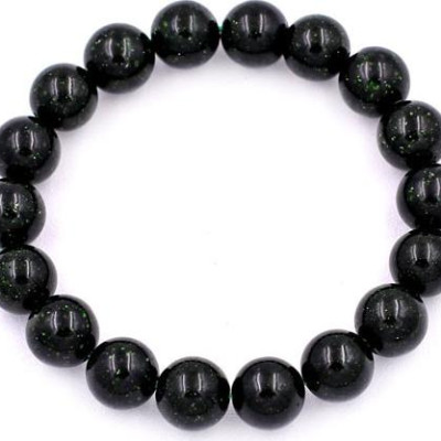 Vòng chuỗi đeo tay Đá Lục Sa Size 10 ly - hợp mệnh Hỏa, mệnh Mộc