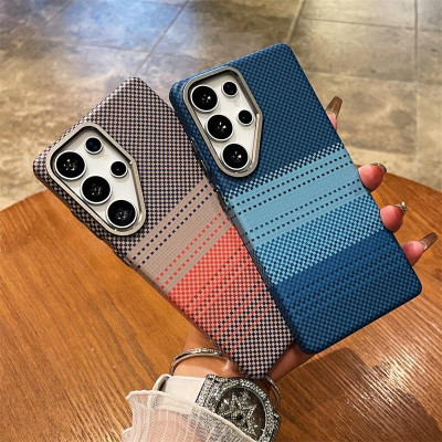 Ốp Lưng Từ Tính Cho Samsung Galaxy S25 Ultra Họa Tiết Thổ Cẩm Nhựa Cứng - BUM STORE GALAXY CASE