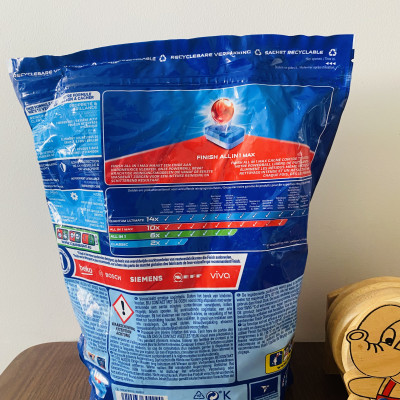 Viên rửa bát Finish All in one MAX 85 viên Hương Chanh