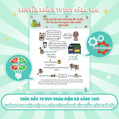 Sách - Kinh Tế Học Vui Nhộn Những Câu Hỏi Kinh Tế Ra Tiền - Mua Nhà Hay Thuê Nhà - Megabook