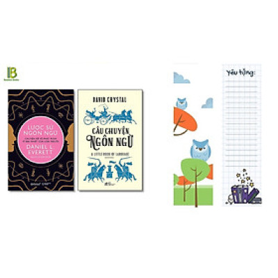 Combo 2Q: Lược Sử Ngôn Ngữ - Chuyện Kể Về Phát Minh Vĩ Đại Nhất Của Loài Người + Câu Chuyện Ngôn Ngữ (Tặng Kèm Bookmark Bamboo Books
