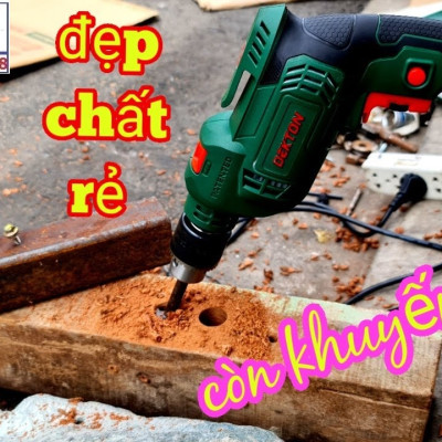 Máy khoan Dekton 710w 13mm DK-ID710B có chức năng khoan tường
