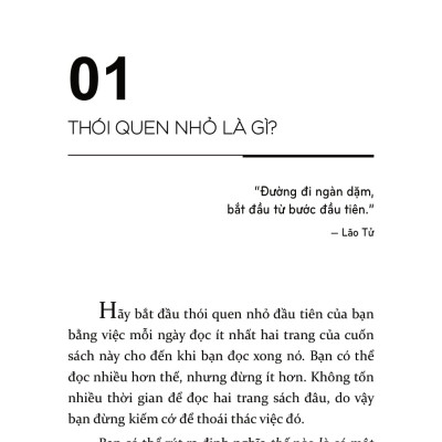 Gieo Thói Quen Nhỏ, Gặt Thành Công Lớn