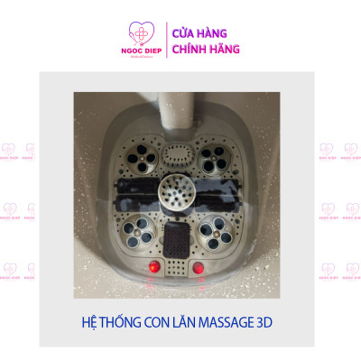 Máy Massage Chân Tự Động Cao Cấp OROMI ORM-530H - Bồn Ngâm Chân Matxa Tạo Sóng Nước Tuần Hoàn