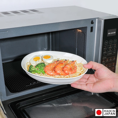 Đĩa bầu dục sâu lòng màu trắng 1.0L - Hàng nội địa Nhật Bản nhập khẩu chính hãng