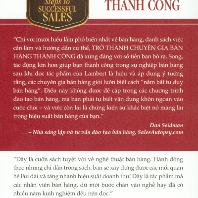 10 Bước Thực Hành Trở Thành Chuyên Gia Bán Hàng Thành Công