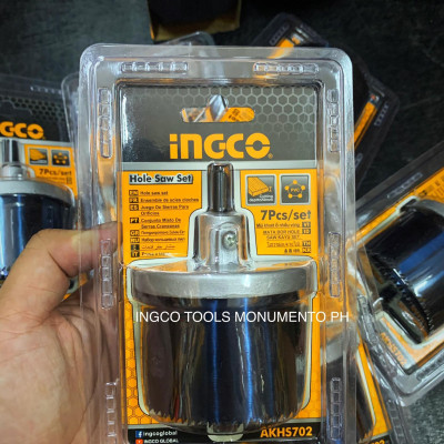 BỘ 7 MŨI KHOAN LỖ NHIỀU VÒNG 26-63MM INGCO AKHS702 - HÀNG CHÍNH HÃNG