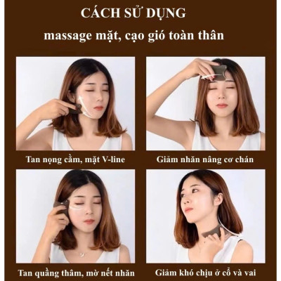 Dụng Cụ day ấn Huyệt Mát xa toàn thân kiểu Thái bằng gỗ Chăm sóc sức khỏe