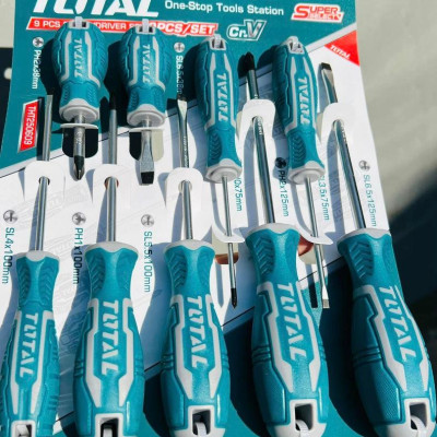 BỘ 9 TUA VÍT TOTAL THT250609 - HÀNG CHÍNH HÃNG