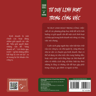 Sách - Tư Duy Linh Hoạt Trong Công Việc - Shimada Tsuyoshi và Globis